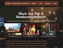 Tablet Screenshot of blackcatpub.hu